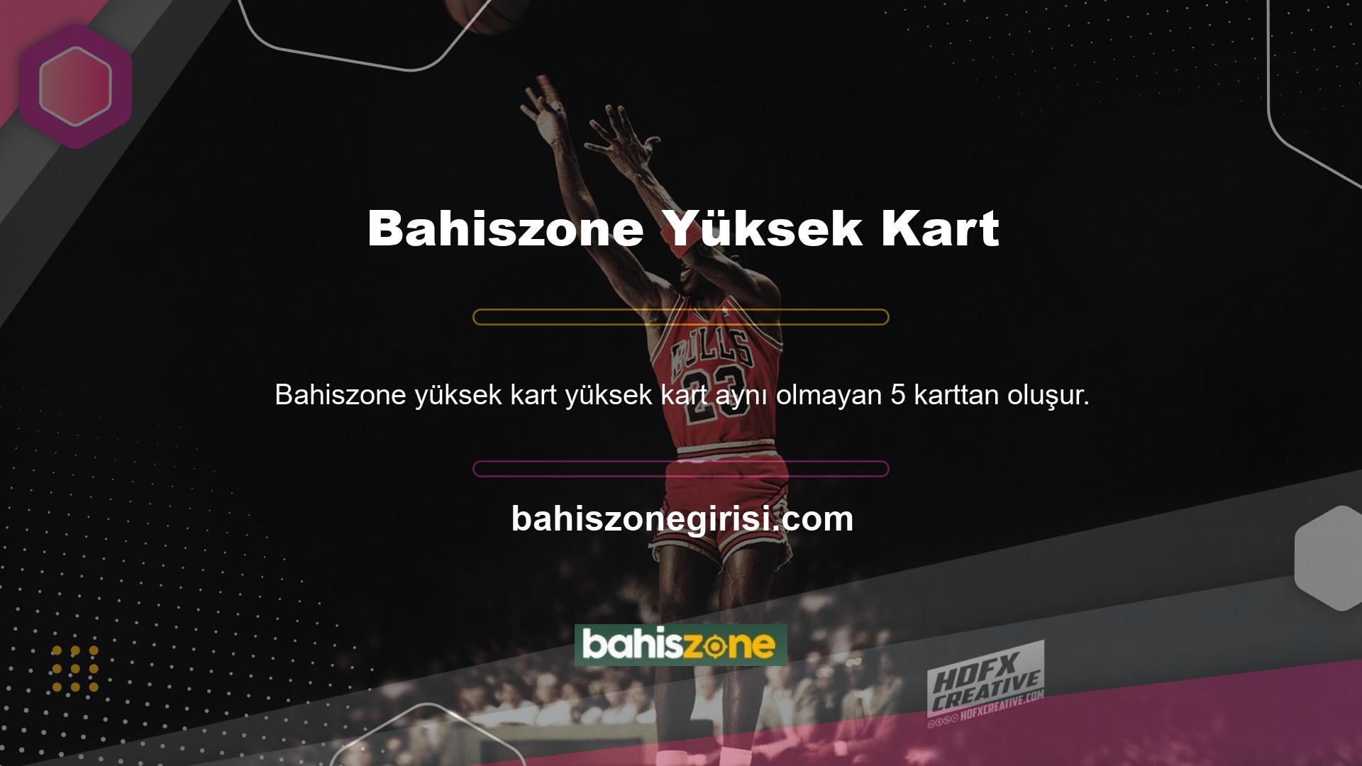 Pokerde en yaygın el tipi beş kartı olandır