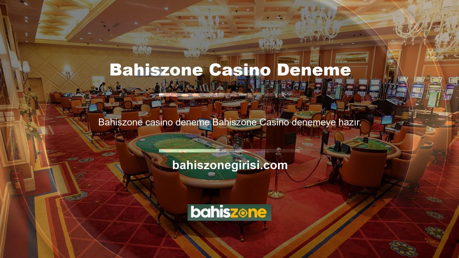 Bahiszone Live Casino kalitesi