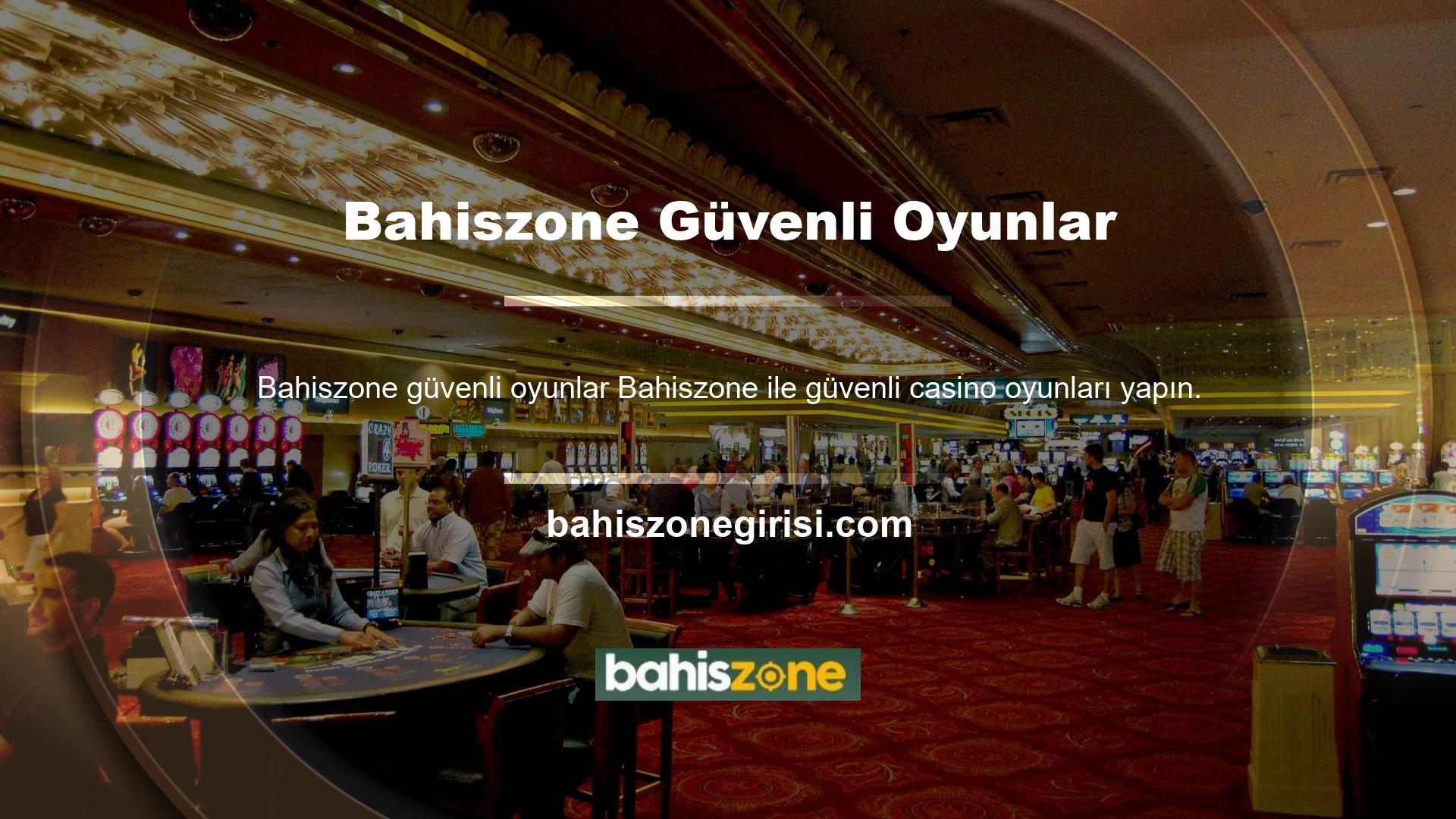 Bahiszone ile güvenli casino oyunları yapın, güvenli casino oyunları yapın, oyunun sonundan önce bahis ve kazanabileceğinizi biliyoruz, ancak Bahiszone casino oyunlarına güvenebilir misiniz? Burada siteye tamamen güvenmelisiniz